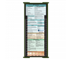 WhiteCoat Clipboard® Trifold - Army Green Occupational Therapy Edition